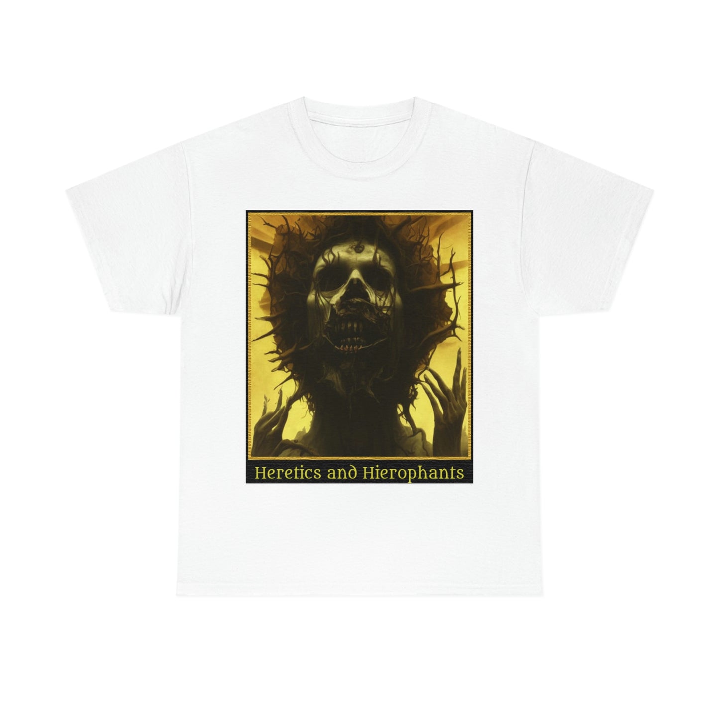 Rotting Christ - Unisex Heavy Cotton Tee (Black, White or Yellow)