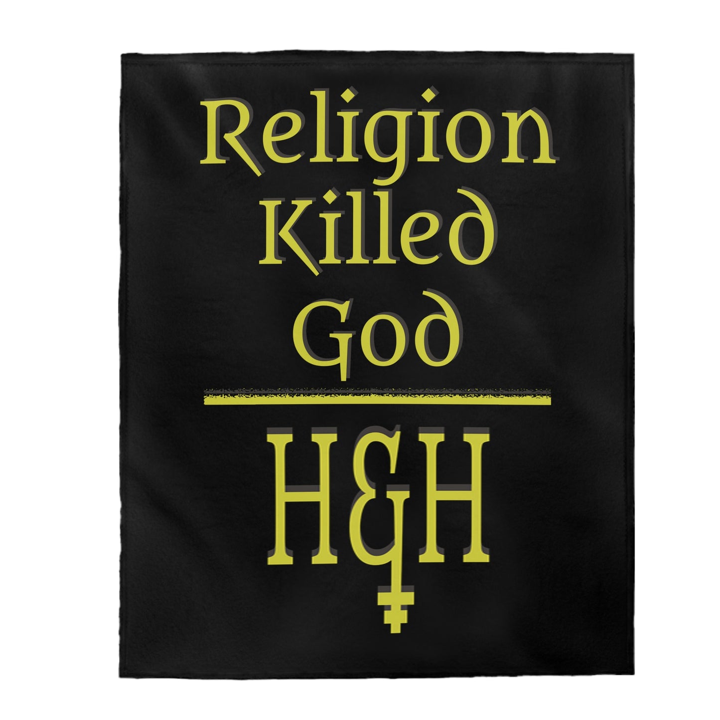 "Religion Killed God" - Plush Blanket