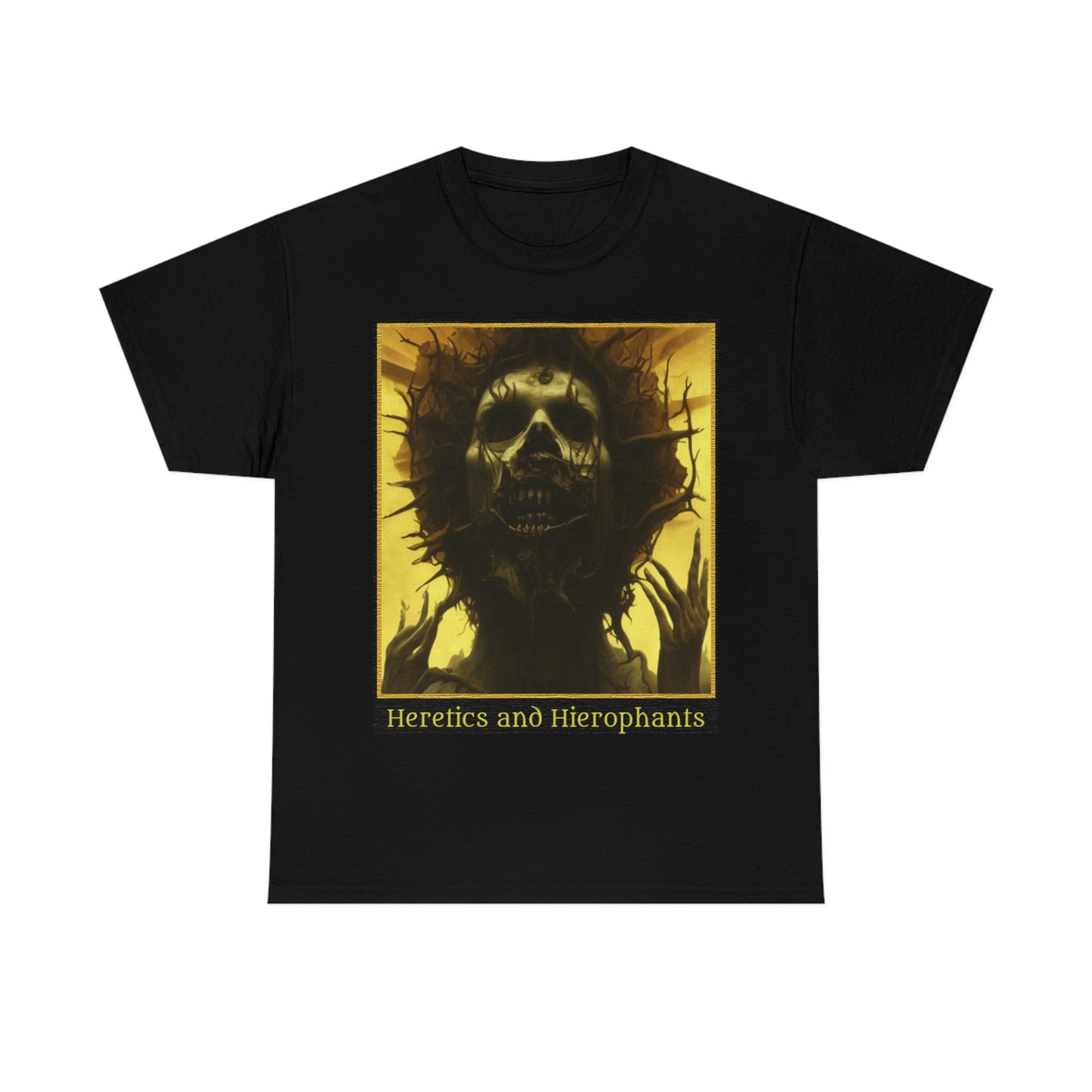 Rotting Christ - Unisex Heavy Cotton Tee (Black, White or Yellow)